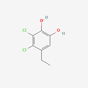 3,4-Dichloro-5-ethylbenzene-1,2-diol