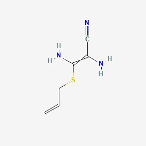 2,3-Diamino-3-prop-2-enylsulfanylprop-2-enenitrile