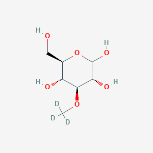 molecular formula C7H14O6 B13838469 3-O-Methyl-D-glucopyranose-d3 