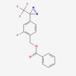 2-Fluoro-4-(3-trifluoromethyl)-3H-diazirin-3-ylbenzyl Benzoate