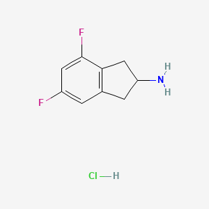 4,6-Difluoro-2,3-dihydro-1h-inden-2-amine hydrochloride