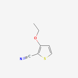 molecular formula C7H7NOS B13838533 3-Ethoxythiophene-2-carbonitrile 