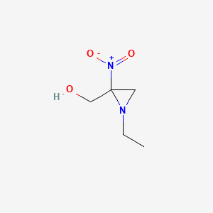 (1-Ethyl-2-nitroaziridin-2-yl)methanol