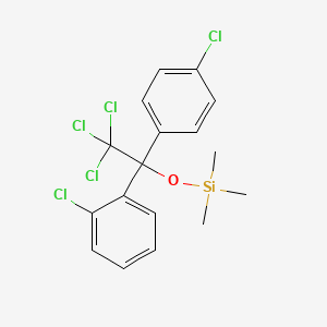 molecular formula C17H17Cl5OSi B13838655 O-TMS Dehydro-o,p'-Dicofol 