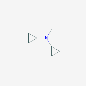 molecular formula C7H13N B13838677 Dicyclopropyl-methylamine 