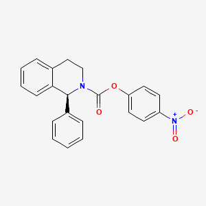 4-Nitrophenyl (1s)-1-phenyl-3,4-dihydroisoquinoline-2(1h)-carboxylate