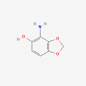 4-Aminobenzo[d][1,3]dioxol-5-ol