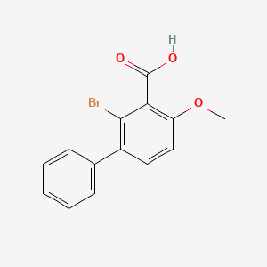 2-Bromo-4-methoxy-[1,1'-biphenyl]-3-carboxylic acid