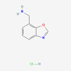 molecular formula C8H9ClN2O B1383880 7-(Aminomethyl)benzoxazole Hydrochloride CAS No. 2006276-90-8