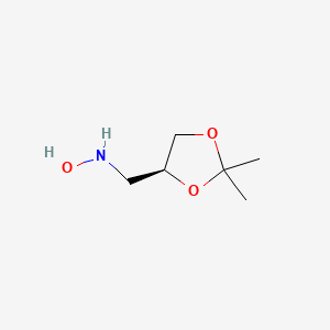 N-[[(4S)-2,2-dimethyl-1,3-dioxolan-4-yl]methyl]hydroxylamine