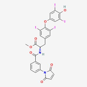 molecular formula C27H18I4N2O7 B13838860 m-Maleimidobenzoyl-L-thyroxine Methyl Ester 