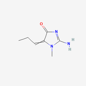 2-Amino-1-methyl-5-propylideneimidazol-4-one