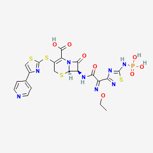 molecular formula C21H19N8O8PS4 B13838896 Desmethyl Ceftaroline Fosamil 