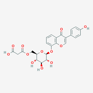 molecular formula C24H22O12 B13838906 6-O-Malonyldaidzin free acid 