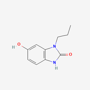 molecular formula C10H12N2O2 B13838927 5-hydroxy-3-propyl-1H-benzimidazol-2-one 