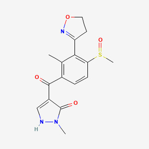 (3-(4,5-dihydro-isoxazol-3-yl)-4-methanesylfinyl-2-methylphenyl)(5-hydroxy-1-methyl-1H-pyrazol-4-yl)methanone