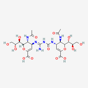 molecular formula C24H36N6O15 B13838949 Zanamivir Dimer (EP ImpurityA) 