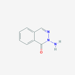 molecular formula C8H7N3O B13839169 2-Aminophthalazin-1(2H)-one 