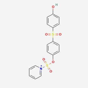 1-((4-((4-Hydroxyphenyl)sulfonyl)phenoxy)sulfonyl)pyridin-1-ium