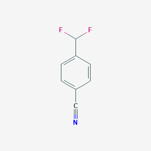 molecular formula C8H5F2N B138393 4-(二氟甲基)苯甲腈 CAS No. 55805-10-2