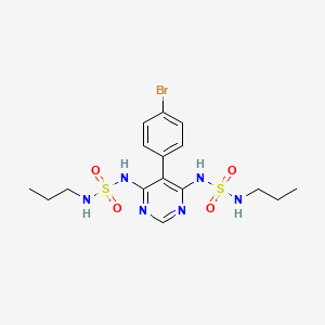 Bis-N-[5-(4-Bromophenyl)-6-chloropyrimidin-4-yl]-N'-propylsulfuric Diamide