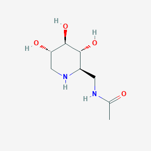 N-(((2R,3R,4R,5S)-3,4,5-Trihydroxypiperidin-2-YL)methyl)acetamide