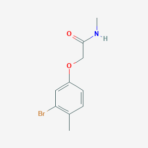 molecular formula C10H12BrNO2 B1383938 2-(3-溴-4-甲基苯氧基)-N-甲基乙酰胺 CAS No. 1858420-03-7