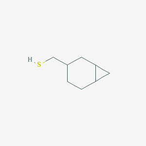 molecular formula C8H14S B1383939 {双环[4.1.0]庚-3-基}甲硫醇 CAS No. 2025931-15-9