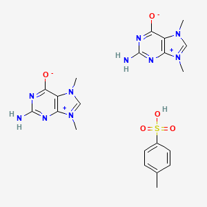 2-Amino-6-hydroxy-7,9-dimethyl-purinium p-Toluenesulfonate; Herbipoline Hemitosylate; 2-Amino-1,6-dihydro-7,9-dimethyl-6-oxopurinium Hydroxide Hemitosylate