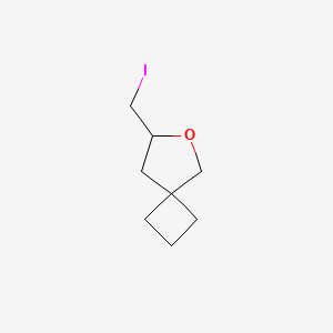 molecular formula C8H13IO B1383949 7-(Iodomethyl)-6-oxaspiro[3.4]octane CAS No. 2060025-40-1