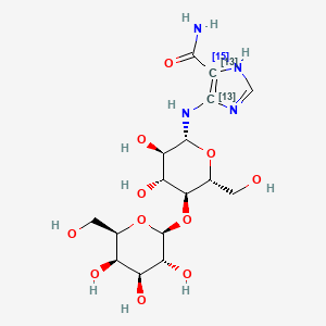 5-Aminoimidazole-4-carboxamide Lactose Adduct-13C2,15N