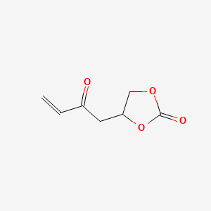 4-(2-Oxobut-3-enyl)-1,3-dioxolan-2-one