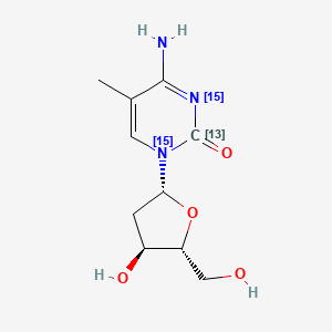 5-Methyl-2'-deoxy Cytidine-13C,15N2