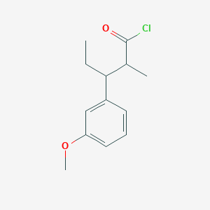 (alphaR,betaR)-beta-Ethyl-3-methoxy-alpha-methylbenzenepropanoyl Chloride