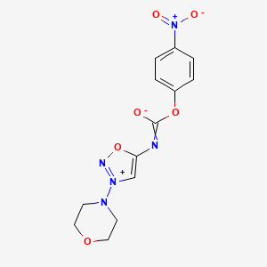 3-(4-Morpholinyl)-5-[[(4-nitrophenoxy)carbonyl]amino]-1,2,3-oxadiazolium Inner Salt