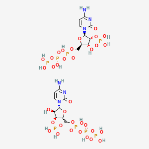 [[(2R,3R,4R,5R)-5-(4-amino-2-oxopyrimidin-1-yl)-3-hydroxy-4-phosphonooxyoxolan-2-yl]methoxy-hydroxyphosphoryl] phosphono hydrogen phosphate;[[(2R,3S,4R,5R)-5-(4-amino-2-oxopyrimidin-1-yl)-4-hydroxy-3-phosphonooxyoxolan-2-yl]methoxy-hydroxyphosphoryl] phosphono hydrogen phosphate