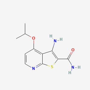 3-Amino-4-propan-2-yloxythieno[2,3-b]pyridine-2-carboxamide