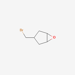 molecular formula C6H9BrO B1383993 3-(Bromomethyl)-6-oxabicyclo[3.1.0]hexane CAS No. 2031260-82-7