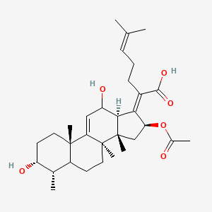 molecular formula C31H46O6 B1383994 9,11-脱水-12-羟基夫西地酸 CAS No. 74048-44-5