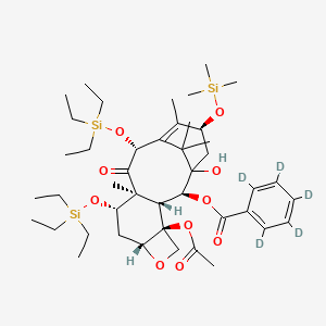 7,10-Bis[O-(triethylsilyl)]-10-deacetyl-13-O-trimethylsilyl Baccatin III-d5