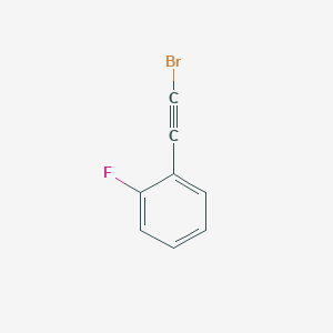 molecular formula C8H4BrF B1383996 1-(2-溴乙炔基)-2-氟苯 CAS No. 1246224-44-1