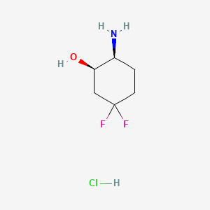 Rel-(1R,2S) 2-Amino-5,5-difluoro-Cyclohexanol Hydrochloride