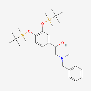 2-(Benzyl(methyl)amino)-1-(3,4-bis((tert-butyldimethylsilyl)oxy)phenyl)ethanol