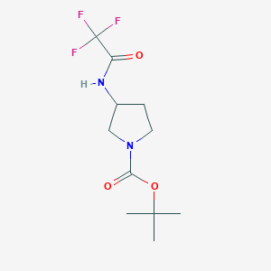 Tert-butyl 3-(2,2,2-trifluoroacetamido)pyrrolidine-1-carboxylate