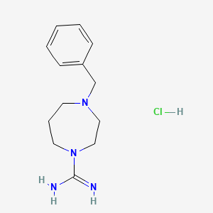 molecular formula C13H21ClN4 B1384003 4-苄基-1,4-二氮杂环-1-甲酰胺盐酸盐 CAS No. 2173091-70-6
