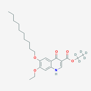 1,1,2,2,2-pentadeuterioethyl 6-decoxy-7-ethoxy-4-oxo-1H-quinoline-3-carboxylate