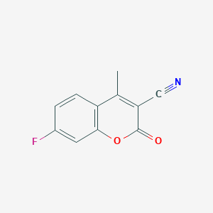 B1384004 7-Fluoro-4-methyl-2-oxo-2H-chromene-3-carbonitrile CAS No. 1159978-60-5