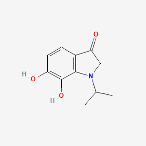 6,7-Dihydroxy-1-isopropylindolin-3-one