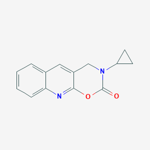 3-Cyclopropyl-3,4-dihydro-2H-1,3-oxazino[6,5-b]quinolin-2-one