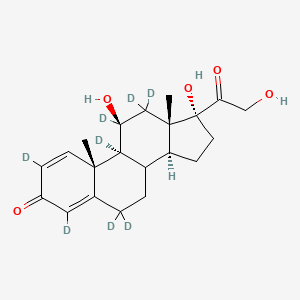 molecular formula C21H28O5 B13840114 Prednisolone-d8 (Major) 